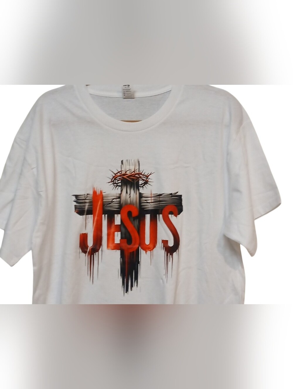Access Christian Apparel By Nature- NWOT  Short Sleeve Tee Shirt, 100% Cotton, L - Picture 10 of 13